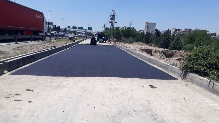 بازگشایی لاین کندروی بزرگراه آزادگان در محدوده منطقه ۱۹