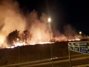 آتش در پارک چیتگر خاموش شد