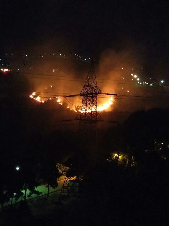  آتش سوزی بوستان کوهسار خاموش شده است