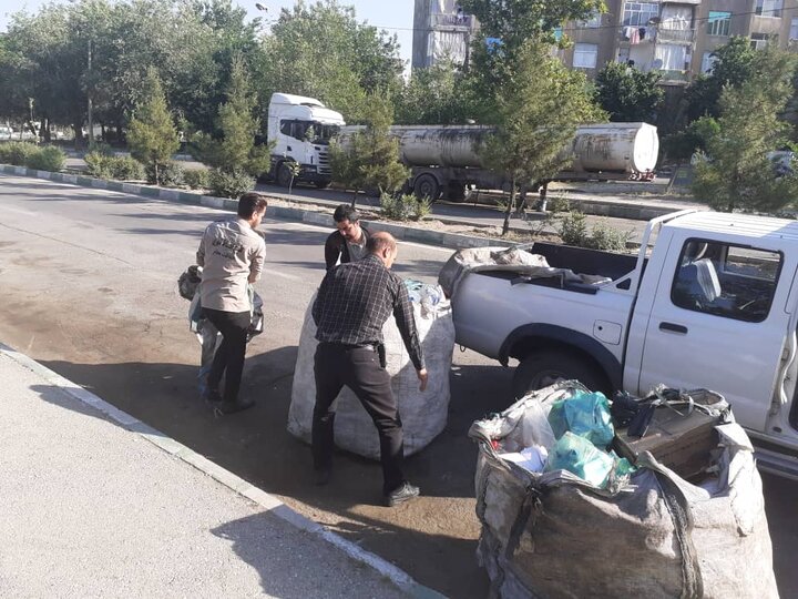 جلوگیری ازفعالیت زباله گردها در منطقه ۱۵
