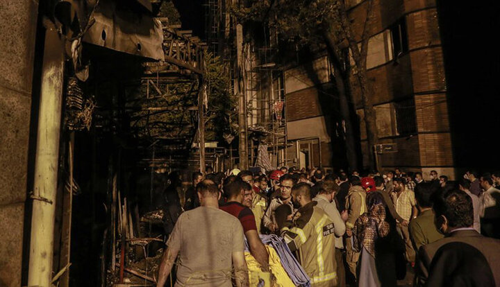 بررسی هویت اجساد جان‌باختگان آتش‌سوزی کلینیک سینا