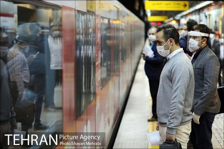 آمار مسافران مترو در شنبه بارانی بدون افزایش
