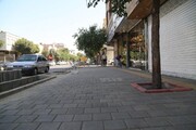 اجرای عملیات بهسازی پیاده راه خیابان ذوالفقاری منطقه ۱۵