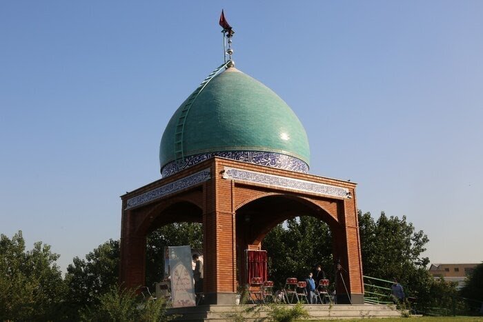 آیین رونمایی از مقبره شهدای گمنام بوستان شقایق