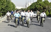 پویش سه شنبه های بدون خودرو در منطقه ۱۴ تهران