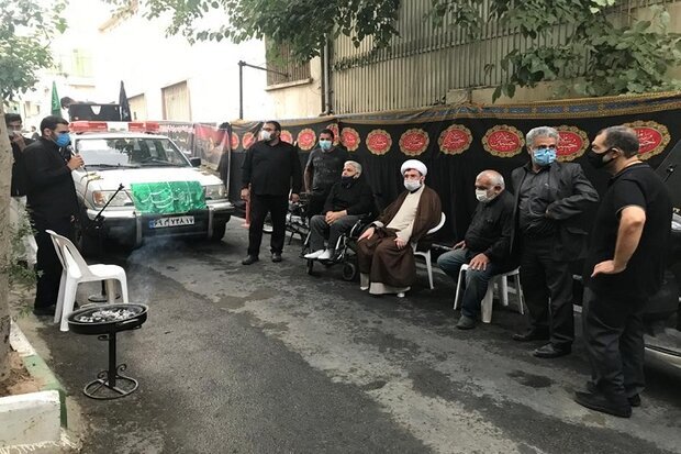 حرکت ۱۲۲ هیات خودرویی در محلات تهران