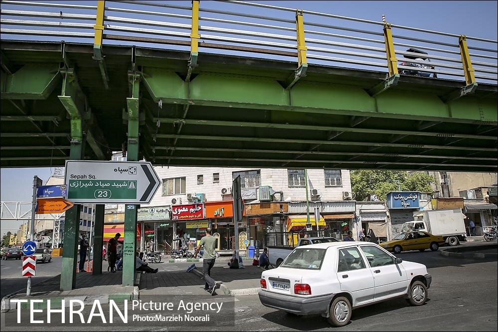 پل‌های تهران؛ پل چوبی