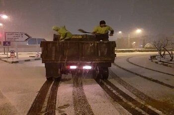 آماده سازی سایت‌های برف روبی 