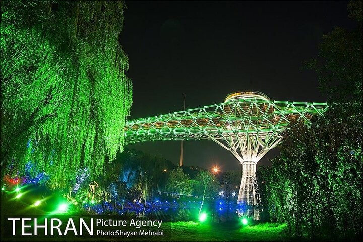  مسیر طبیعت روی تونل رسالت