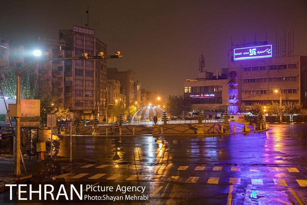 منع تردد شبانه در تهران