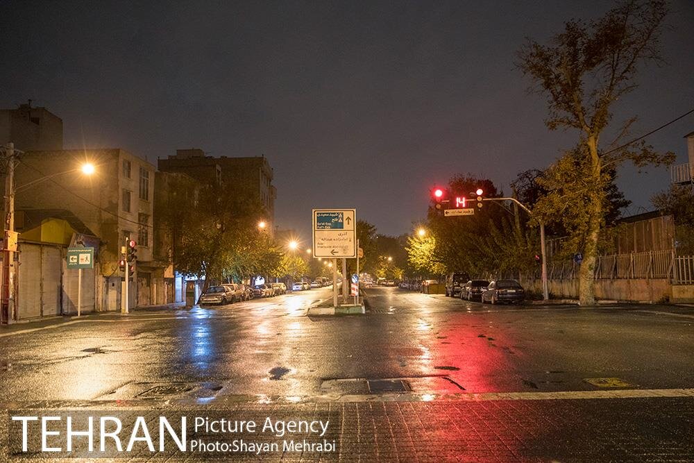 منع تردد شبانه در تهران