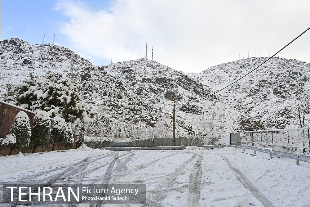 طبیعت برفی شمال تهران