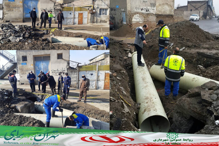 کاهش بروز آبگرفتگی در معابر و بزرگراه های جنوبغرب پایتخت