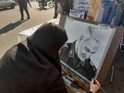 برپایی گذر هنر در میدان جمهوری اسلامی