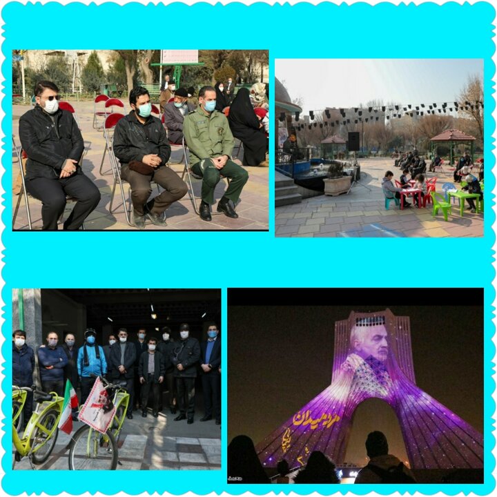 از برگزاری مسابقه «مرد میدان» تا رکاب زنی به یاد سردار