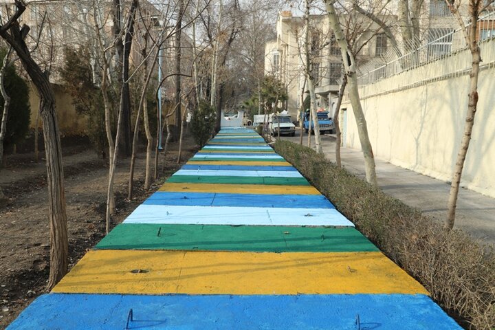 احداث سه کیلومتر پیاده راه محلی در منطقه ۳ تهران
