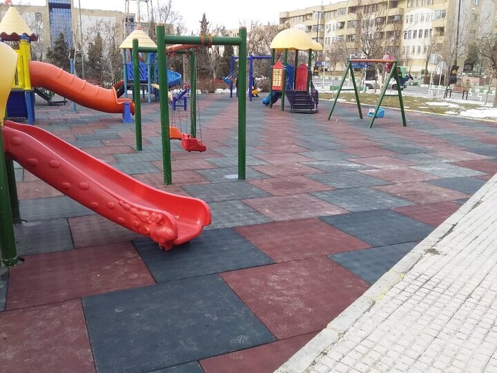 مرمت کفپوش بوستان های شمال شرق تهران