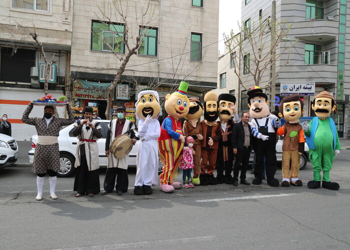 اجرای کاروان های شاد نوروزی بهار ۱۴۰۰ در مرکز پایتخت آغاز شد