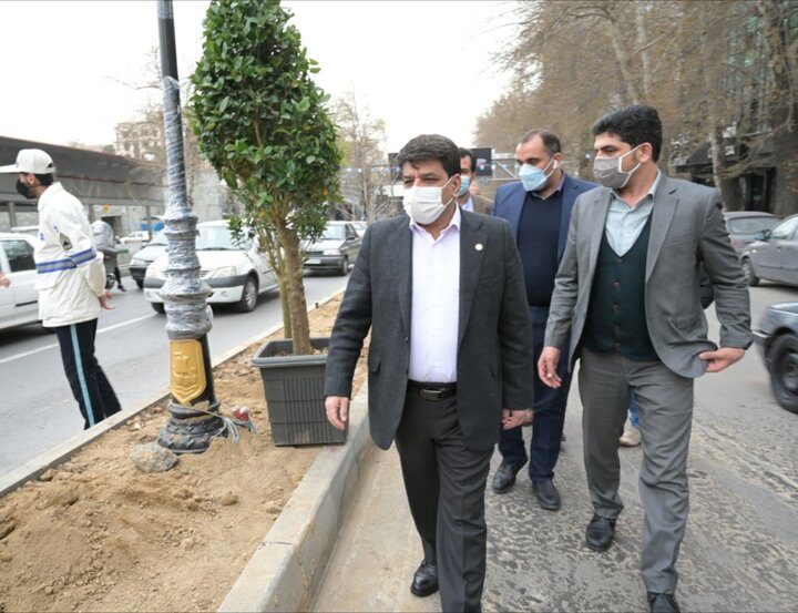  پیاده راه خیابان شریعتی در شمال تهران باغ راه می شود