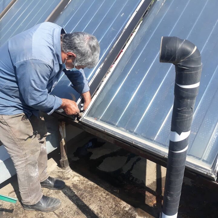 تعمیر آبگرمکن های خورشیدی بوستان های منطقه ۳ تهران