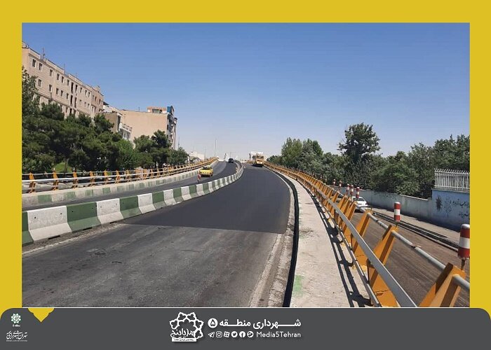 بهسازی روکش آسفالت ۷۰۰ معبر منطقه ۵