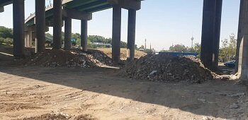 تبدیل کارگاه های عمرانی غیر ضروری پل ولایت به فضای ورزشی