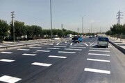 خط کشی و آرام سازی ترافیکی بیش از ۲۰ معبر عمومی در منطقه ۱۹