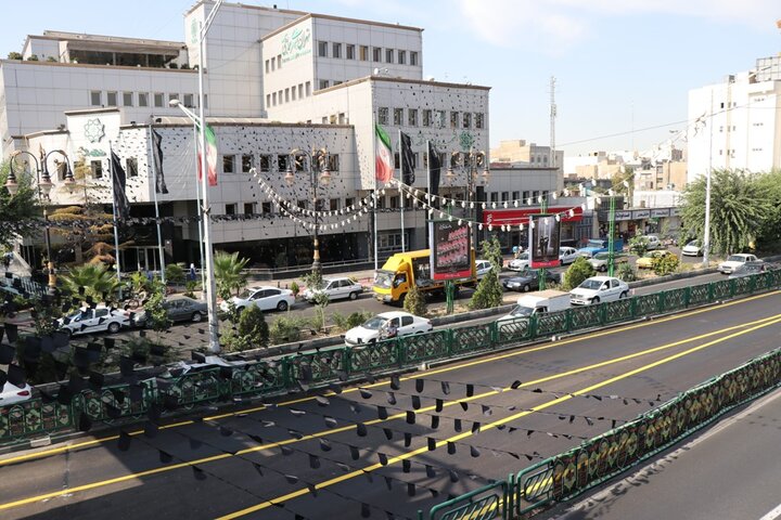 غرب تهران سیاه پوش شد