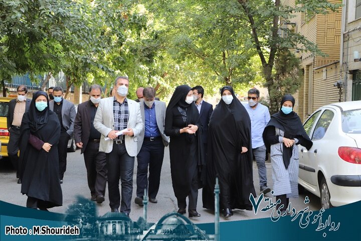 بازدید عضو شورای شهر تهران از منطقه۷
