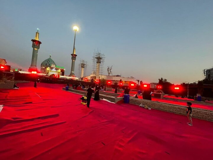 آماده سازی فضاهای باز شهری برای عزاداران حسینی در محلات شمال تهران
