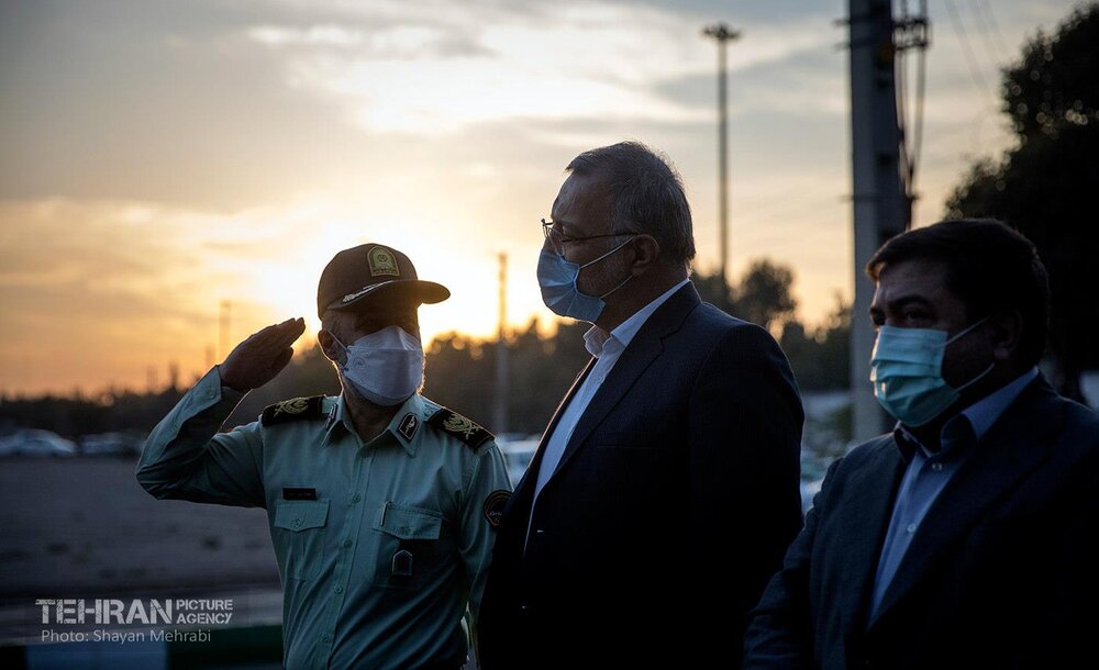صبحگاه مشترک یگان حفاظت شهرداری تهران با حضور شهردار تهران