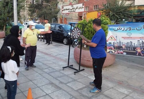برگزاری خیابان ورزش در منطقه 7