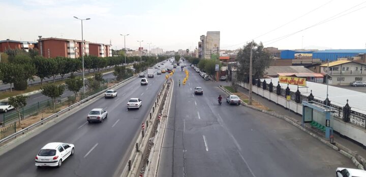  اصلاح هندسی ۲ هزار متر مربع در بزرگراه فتح