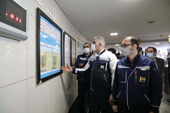 استقرار پروژه نظام آراستگی در ایستگاه‌های خطوط هفتگانه متروی تهران و حومه