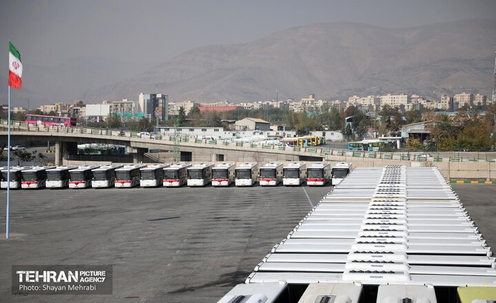 تحویل ۶۵ دستگاه اتوبوس جدید به شهرداری تهران
