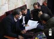 پاسخ‌گویی مدیران شهرداری منطقه ۱۰ به شهروندان در مسجد باب‌الحوائج(ع)