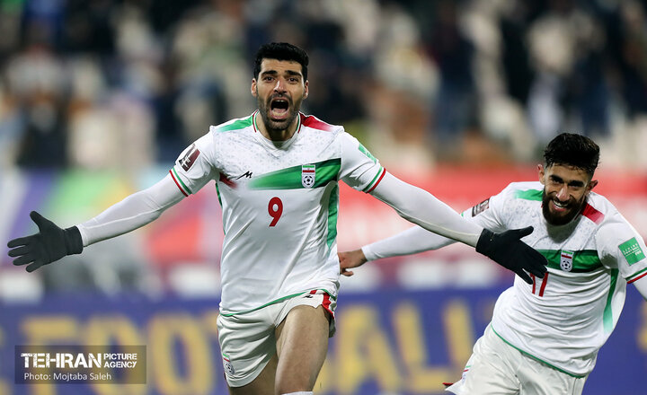 دیدار تیم های فوتبال ایران و عراق