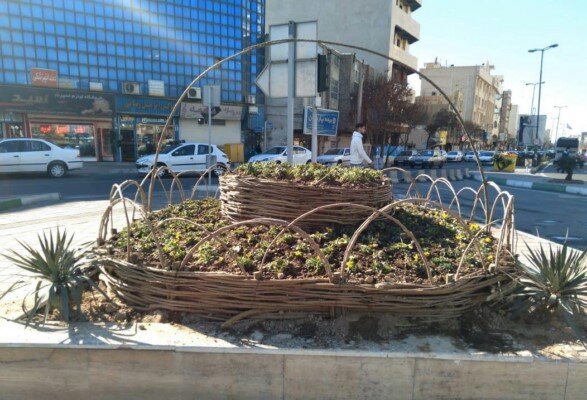 ساخت "گلجای" از ضایعات هرس درختان در منطقه ۲۰