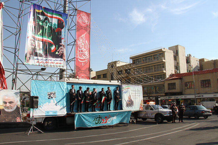 صف‌آرایی قلب طهران در جشن ملی ۱۴۰۰