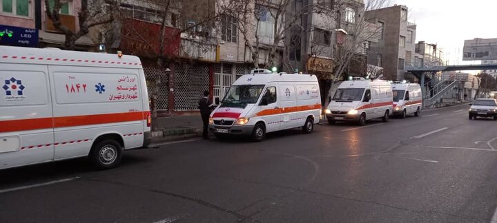 حضور تیم‌های فوریت‌های پزشکی شرکت شهرسالم در راهپیمایی ۲۲ بهمن