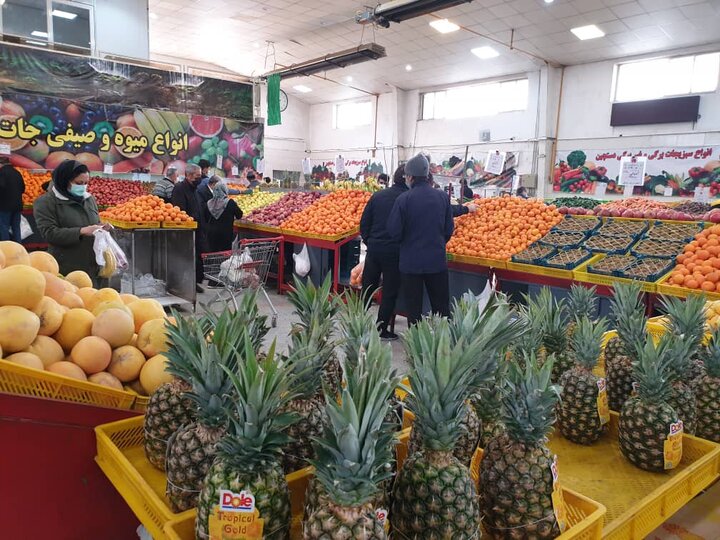 قیمت ۸۵ درصد از میوه‌های میادین میوه و تره‌بار تهران زیر ۲۰ هزار تومان است