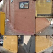 پاکسازی و رنگ‌آمیزی جداره‌های شهری در منطقه ۱۷
