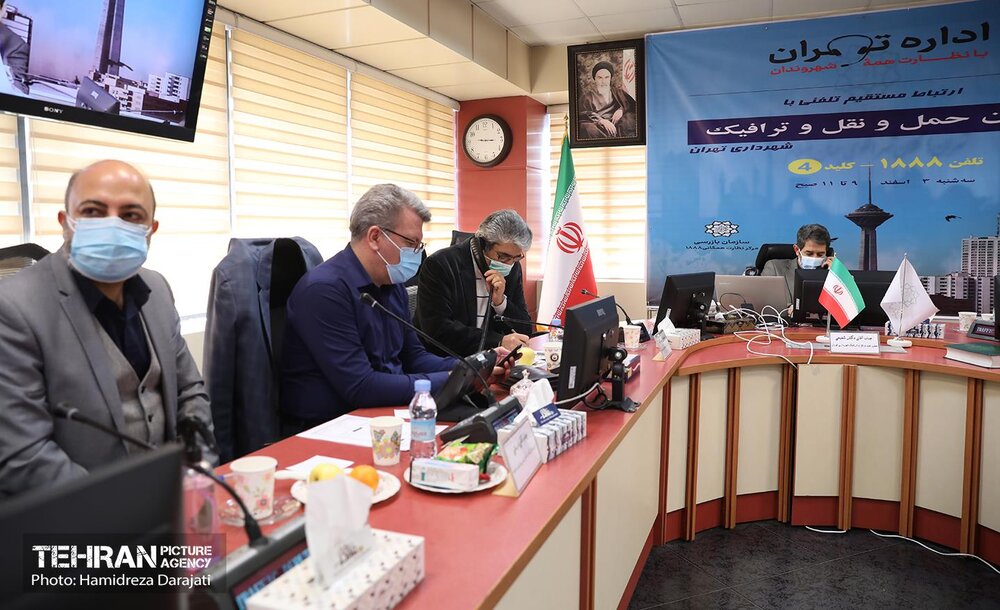 ارتباط تلفنی شهروندان با معاون حمل و نقل و ترافیک شهرداری تهران