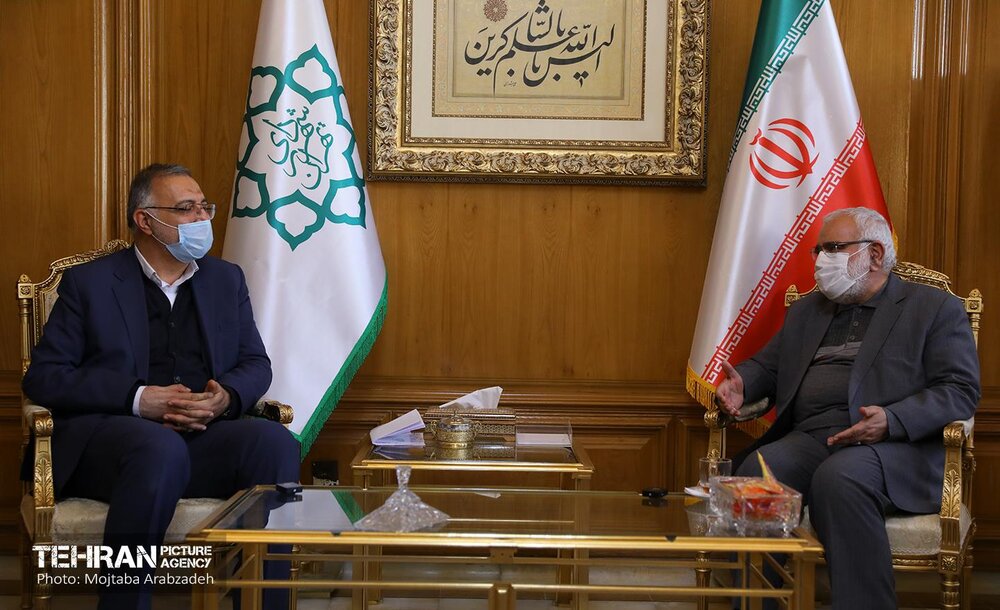 دیدار رئیس کمیته امدادخمینی (ره) با شهردار تهران