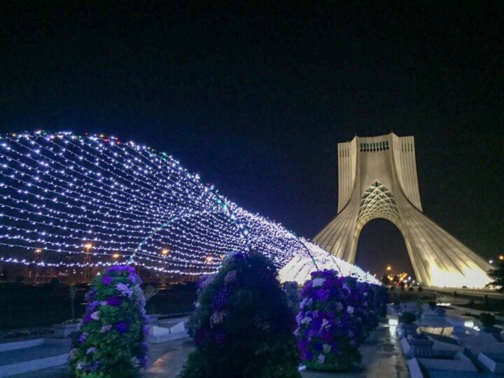 میدان آزادی آماده برگزاری جشن‌های نیمه‌شعبان و عید نوروز شد