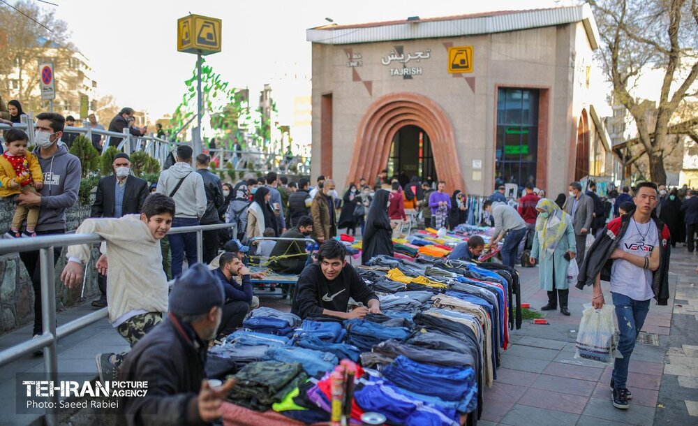 بازار تجریش در آستانه نوروز