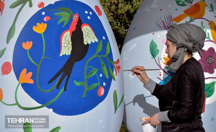 نصب بیش از ۲۰۰ المان حجمی و جانمایی ۴۵۰ تخم‌مرغ نوروزی در سطح تهران