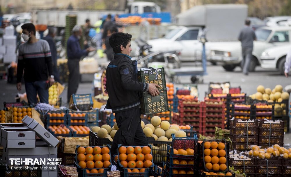 بازار میوه و تره بار مرکزی تهران در آستانه نوروز