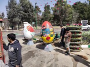 آماده‌سازی نمای ورودی جنوب تهران برای مسافران نوروزی