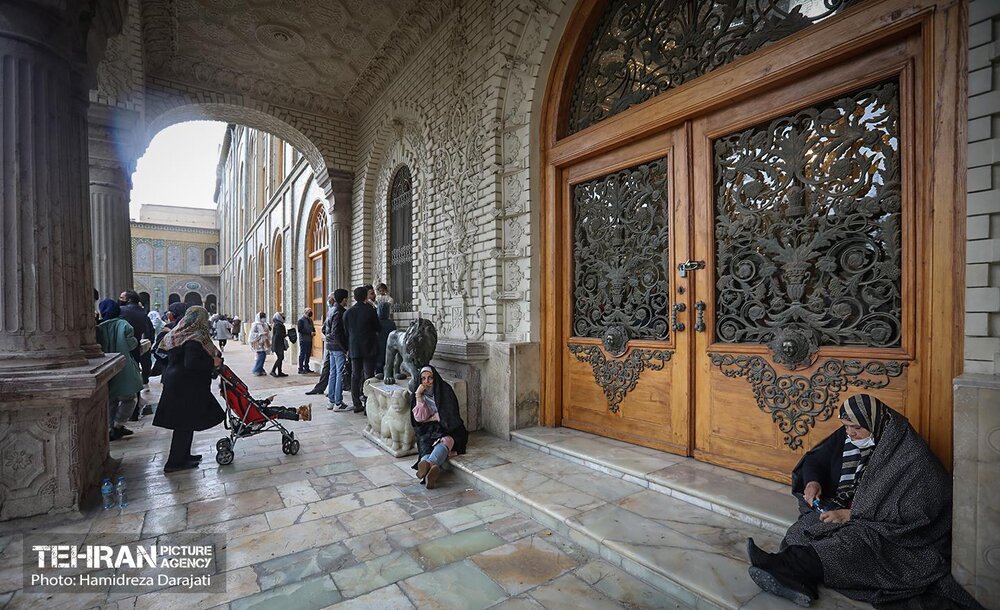 استقبال مسافران نوروزی از مجموعه جهانی کاخ گلستان